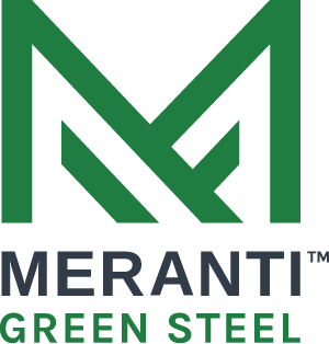 Meranti Green Steel Logo